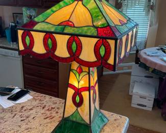 Chicago made 1920’s leaded lamp