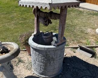 Large Resin Wishing Well