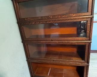 Vintage Oak Barrister Cabinet
