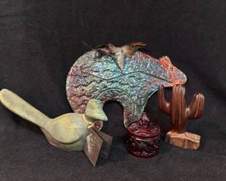 Jeremy Diller Raku Bird Stonart Bear Wall Art More