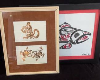Haida Artist Bill Reid Framed Print