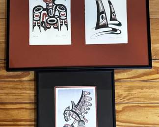 Tsimshian Art by Bill Helin Danny Dennis and Haida Artist Alvin Adktins