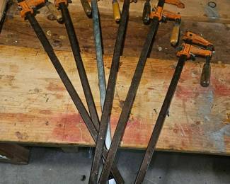 Lot of 6 Jorgensen Woodcrafting Hand Clamps