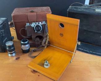 Vintage Polaroid Leica Ernst Leitz And Graflex Cameras