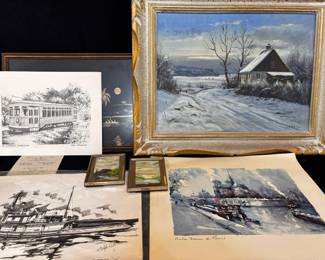 Framed Art And Loose Prints