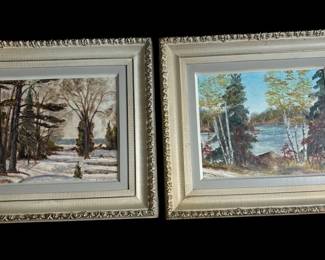 Framed Paintings By J Marley