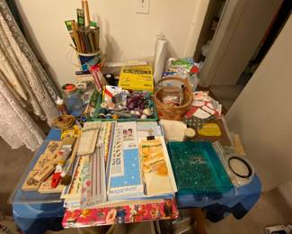 Table of craft items