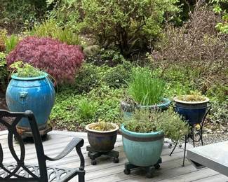 Various pots