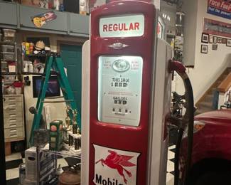 Vintage Mobilgas Pump