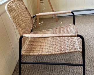 IKEA rattan arm chair