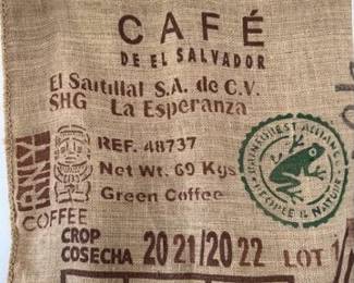 Burlap coffee sack