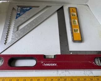 Levels, square and triangle