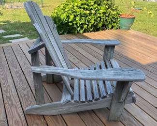 Wooden Adirondack chair, two available in different designs