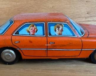 Vintage toy tin car