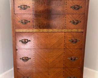 Art Deco waterfall cabinet