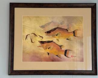 Gyotaku fish print by Ken Dara