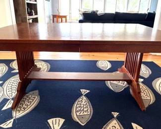Arts and Crafts style dining table