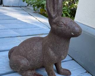 Cast iron bunny rabbit