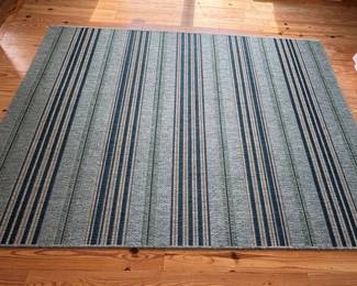 Striped area rug