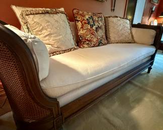 Mid 19th C Louis Philippe caned daybed