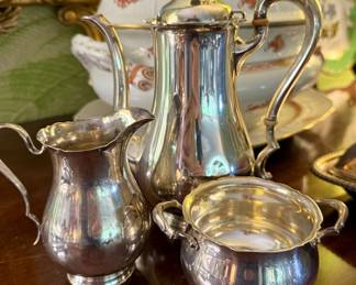 Sterling coffee set