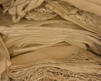 Stunning lace tablecloths