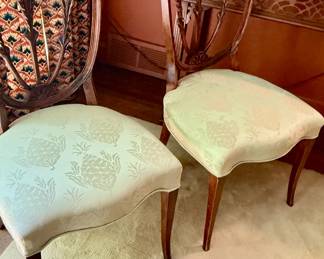 Antique Hepplewhite side chairs circa 1890