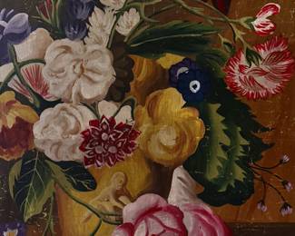 A stunning pair of 19th C tapestry panel patterns.