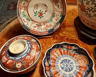 Collection of 19th C Imari porcelain