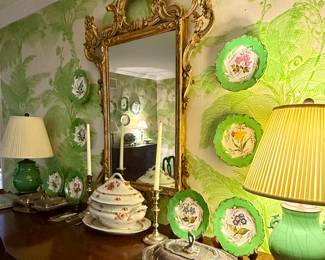 1930s Italian giltwood mirror