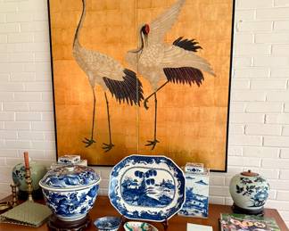 Antique FINE blue and white…18th & 19th C