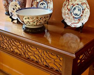 Chippendale hall table