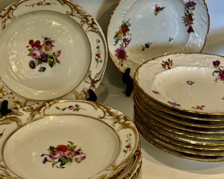 Gorgeous soup bowls 19th C france