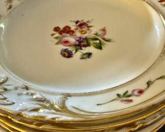 French porcelain soup bowls