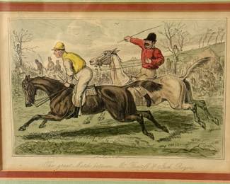 Antique Print-JORROCKS-HORSE-HUNTER-FOX-FOREST-Leech-Surtees-1853