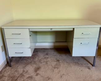 #74 - Steel Case desk - 60" x 30" x 29" $50 (Upstairs - you move ;-)