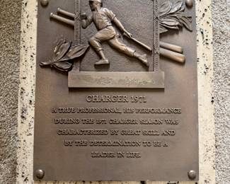 #94 Charger 1971 Baseball Plaque $8