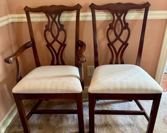 #36 - Four Crescent Arm Chairs $40 EACH
#37 - Four Crescent Side Chairs $40 EACH
All treated w/Scotchguard and virtually no stains!