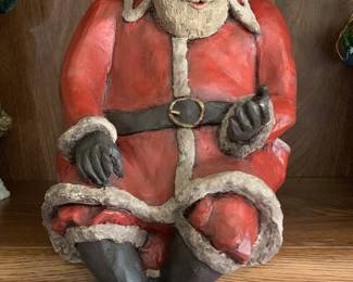 #188 -    Santa Shelf Sitter signed by Frank Creech  03/01/84      $66