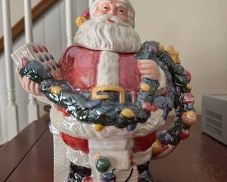 #89 - Department 56 Santa Teapot $22