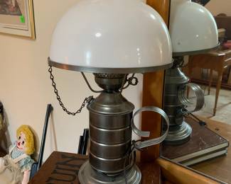 #186 -    Metal Lamp         $12