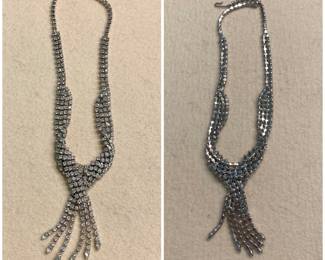 #99 Rhinestone Necklace 10" $16