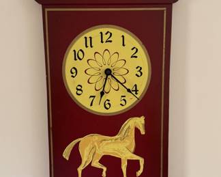 #51 - Golden Stallion 1777 clock from Sears and Roebuck $22