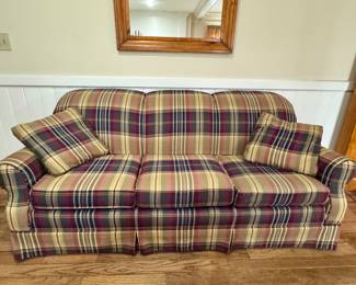 #2 - Clayton Marcus Plaid Sofa $200