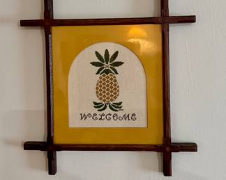 #71 Welcome Pineapple cross stitch