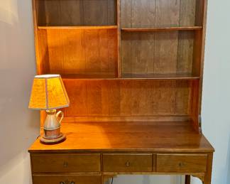 #3 - Ethan Allen Desk w/attached Bookcase - bookcase can be removed and desk used separately $80