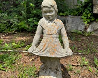 #9 - Concrete Girl Statue $30