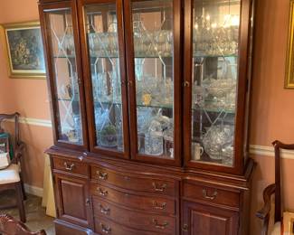 #35 - Broyhill Premier Lighted China Cabinet 63.5" x 16"x 82" $200