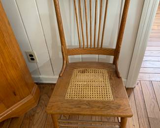 #73 Cane bottom chair $40
