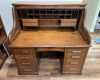 Vintage roll-top desk